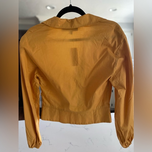 NWT ANTHROPOLOGIE TWIST FRONT V-NECK BLOUSE - Picture 6 of 10